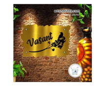 Affordable Golden ACP Vasant Naming Boards in Standard Sizes Across India