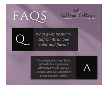 The Secret Behind Kashmiri Saffron’s Rich Color & Aroma
