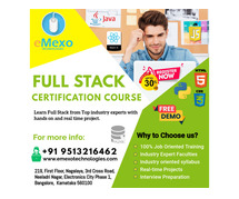 Best Full Stack Developer Training in Electronic City Bangalore