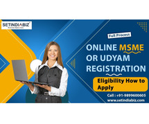 Register as MSME & Unlock Growth Opportunities