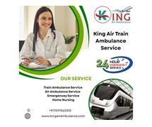 Book King Train Ambulance Services in Siliguri with All Safety Measures