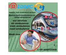 Get Cheapest Medical Transportation in Gorakhpur  with Medivic Train Ambulance