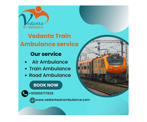 Vedanta Train Ambulance in Raipur Schedule Transfers with Medical Precision