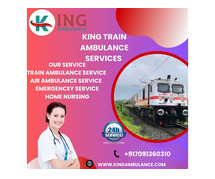 Use the best King Train Ambulance in Silchar Works with Leading Hospitals for Better Care