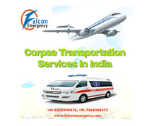 Select FALC Emergency Dead Body Ambulance for Pre-Planned Body Transportation in Ranchi