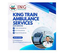 Medical transportation in Guwahati is provided promptly by King Train Ambulance
