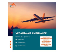Highly Evolved Air Ambulance with Matchless Healthcare Treatment from Chennai via Vedanta