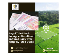 Step-by-Step Legal Title Check for Agricultural Land in Tamil Nadu