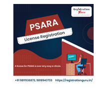PSARA License Registration Online in India