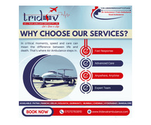 Pilots in Tridev Air Ambulance Services in Ranchi Are Experts
