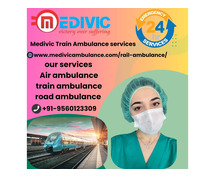 MedivicTrain Ambulance in Lucknow  Comes with a Professional Group of Doctors