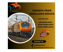Patients in Dibrugarh are transported with Vedanta Train Ambulance from the very beginning