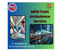 MPM train ambulance in Indore facilitates taking patients to the hospital