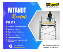 Aluminium Scaffolding for Rent & Sale | PAN India Delivery by Mtandt Rentals