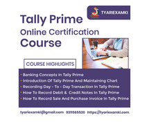 Tally Prime Online Certification Course