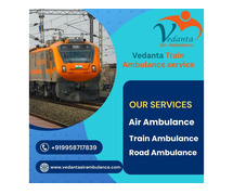 Vedanta Train Ambulance in Dibrugarh has Access to advanced medical equipment
