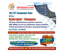 Top List of companies in Hyderabad - 99Datacd