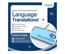 Superb European Languages Translation Services