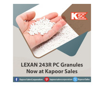 LEXAN 243R PC Granules Now at Kapoor Sales