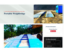 Smart Solution with Portable Weighbridge in India