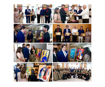World Art Day Celebrated with Grand Exhibition and Book Launch at AAFT School of Fine Arts