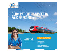 A Secure and Timely Transfer in Guwahati is Offered by Falc Emergency Train Ambulance