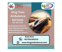 Transfer in Train Ambulance is Delivered by the Best Curative Squad with King in Delhi
