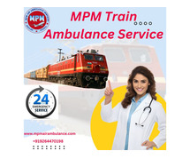 MPM Train Ambulance in Mumbai provides a secure and comfortable transfer