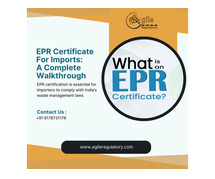 Get Your EPR Certificate with Ease – AGILE Regulatory