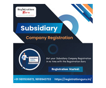 Subsidiary Company Registration in Noida