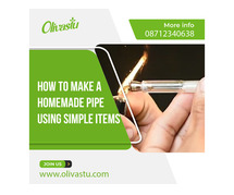 How to Make a Homemade Pipe Using Simple Items