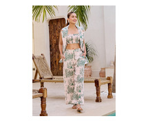Buy Stylish Josas Toile Printed Top – Elegant Vintage-Inspired Comfort by House of Fett
