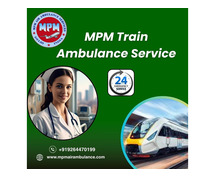 MPM Train Ambulance in Allahabad comes with the best ventilator service