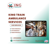 King Train Ambulance in Kolkata Will Help You Get Quick Medical Transfer Facilities