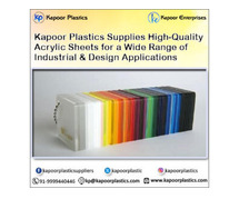 Kapoor Plastics Supplies High-Quality Acrylic sheets
