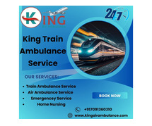 Choose stress-free King Train Ambulance Services for better treatment in Varanasi