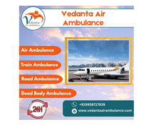 Get Fabulous Air Ambulance with Peerless Medical Assistance in Shillong via Vedanta