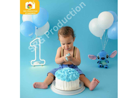 Best First Birthday Photoshoot in Ghaziabad- SRG Production