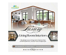 Luxury Living Room Interiors in Bangalore