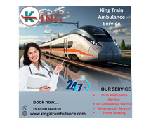 King Ensures No Trouble is laid while booking in Siliguri in a Train Ambulance