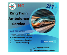King Train Ambulance in provides friendly transfer in Siliguri