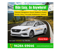 One Way in Tamil Nadu for Outstation Cab Booking
