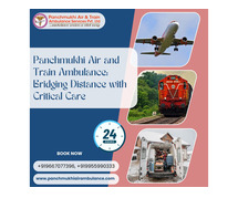 The Panchmukhi Train Ambulance Service in Bangalore is the optimal choice for long-distance care