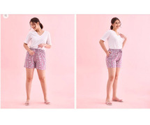 Relax in Style: Comfy & Chic Lounge Shorts for Women – GoColors