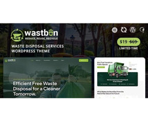 ♻️ Wastebin - Smart Waste Disposal Services WordPress Theme 