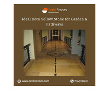 Ideal Kota Yellow Stone for Garden & Pathways