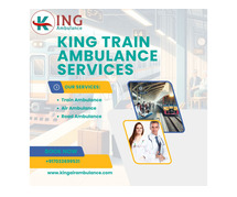 King Train Ambulance in Guwahati consistently offers assistance at affordable rates