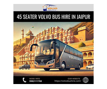 45 seater Volvo Bus Hire Jaipur
