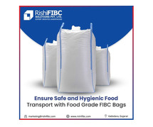Food Grade FIBC Bags for Safe & Hygienic Bulk Packaging | Rishi FIBC