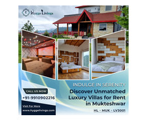 Luxury Villas in Mukteshwar with Private Pool for Rent
